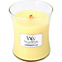 WoodWick Lemongrass & Lily - Duftkerze aus Zitronengras und Lilie mit Holzdocht und Deckelglas Medium 275 g