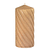 Arome Velour mit Nutkerzenzylinder Gold 70 x 150 mm