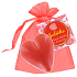 Rote Geschenkseife NeoCos Heart in Organza 30 g