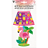 Selbstklebende Wandleuchte beleuchtet LED Flamingo 27 cm