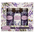 Bohemia Gifts Lavendel Duschgel 50 ml + Shampoo 50 ml + Schaum 50 ml, Kosmetikset
