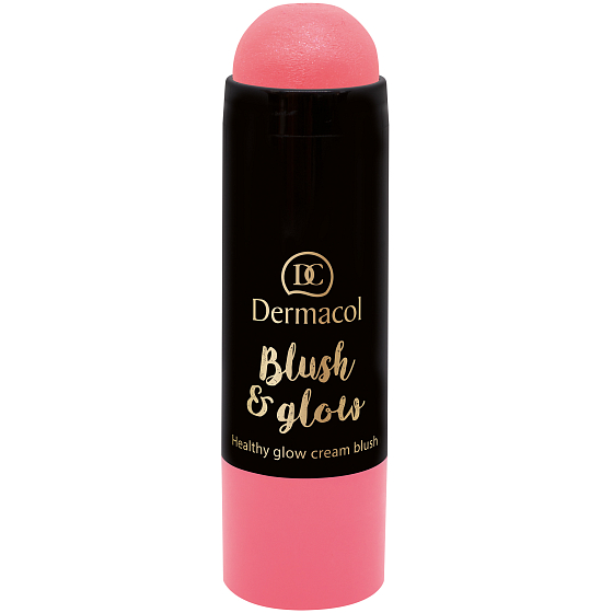 Dermacol Blush & Glow cremig aufhellender Rouge Stick 01 6,4 g