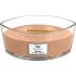 WoodWick Golden Milk - Goldene Milchduftkerze mit breitem Holzdocht und Bootsdeckel 453 g