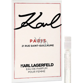 Karl Lagerfeld Karl Paris 21 Rue Saint-Guillaume Eau de Parfum für Frauen 2 ml mit Spray, Fläschchen
