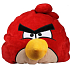 Angry Birds Entspannungskissen rot 38 × 33 × 31 cm