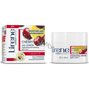 Lirene Hydration & Nutrition Tages- und Nachtcreme mit Kirsche und Zitrone 50 ml