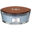 WoodWick Seaside Neroli - Duftkerze von Coastal Neroli mit breitem Holzdocht und Glasbootsdeckel 453 g