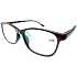 Berkeley Lesebrille +2 Kunststoff braun, farbige Seiten 1 Stück MC2193