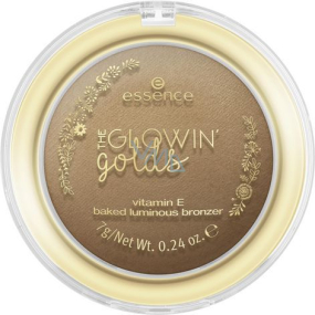 Essenz The Glowin 'Golds Vitamin E Gebackener leuchtender Bronzer Bronzer 02 Gut wie Gold 7 g