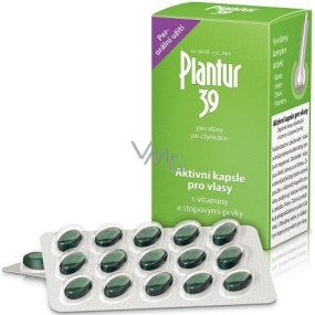Plantur 39 Aktiv-Kapseln für Haare für Frauen, Nahrungsergänzungsmittel 60 Stück