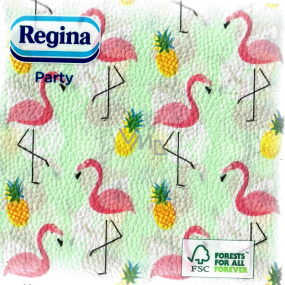 Regina Party Papierservietten 1lagig 33 x 33 cm 45 Stück Flamingos
