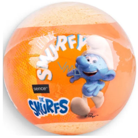 Schlümpfe glitzernde Badekugel für Kinder Orange 100 g