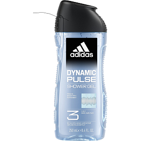 Adidas Dynamic Pulse 3v1 Duschgel für Körper, Haare und Gesicht für Männer 250 ml