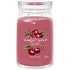 Yankee Candle Black Cherry - Reife Kirsche duftende Kerze Signature großes Glas 2 Dochte 567 g