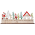 Adventskalender Holz Santa 25 x 10 cm