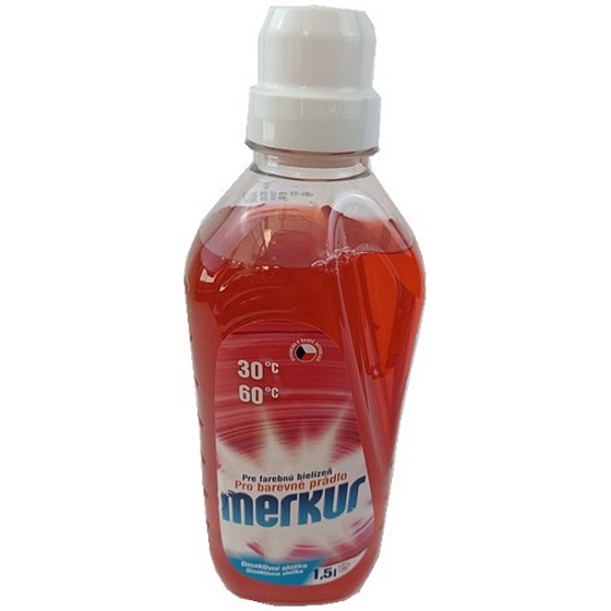 Merkur Waschgel für bunte Wäsche 30 Waschladungen 1,5 l