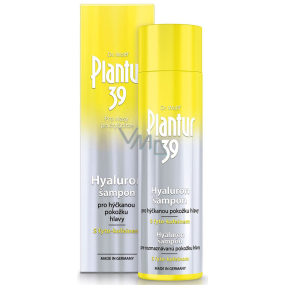 Plantur 39 Hyaluron für verwöhnte Haut nach vierzig Haarshampoo aktiviert die Haarwurzeln 250 ml