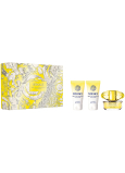 Versace Yellow Diamond Pour Femme Eau de Toilette 50 ml + Körperlotion 50 ml + Duschgel 50 ml, Geschenkset für Frauen