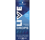 Schwarzkopf Live Drops Kristallblau Farbkapseln für Haare, 30 ml