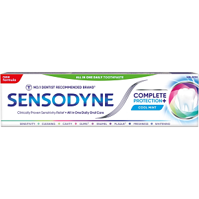 Sensodyne Komplettschutz Cool Mint Zahnpasta für empfindliche Zähne, 75 ml
