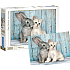 Clementoni Puzzle Katze und Hase 500 Teile, empfohlen ab 8 Jahren