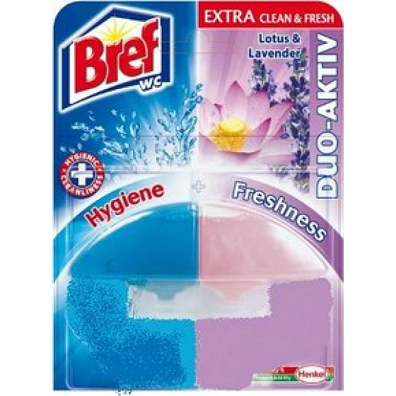 Bref Duo Aktiv Extra Clean & Frischer Lotus und Lavendel WC Gel 60 ml nachfüllen