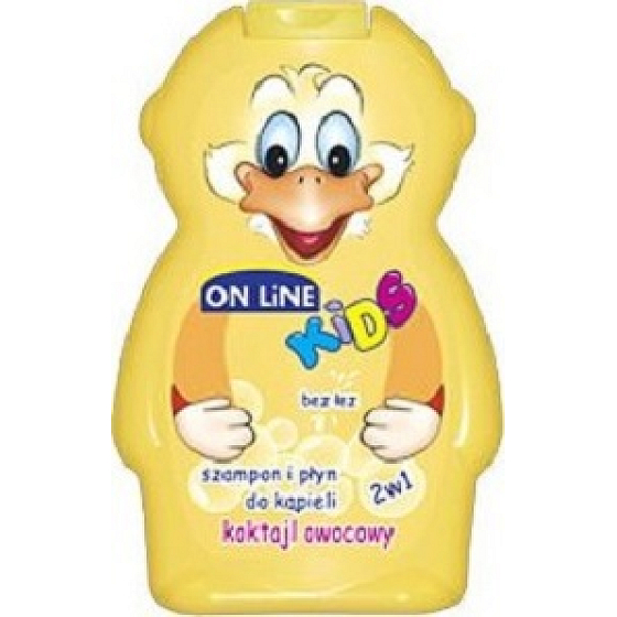 On Line Fruchtcocktail 2in1 Duschgel und Haarshampoo für Kinder 250 ml