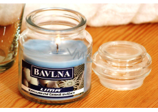 Lima Aroma Dreams Aromatisches Kerzenglas aus Baumwolle mit Deckel 120 g