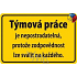 Nekupto Humorous Sign Teamwork 15x10 cm 1 Stück