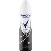 Rexona Antitranspirant Unsichtbar auf Schwarz + Weiß Kleidung, 150 ml