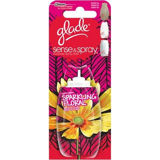 Glade Sense & Spray Sparkling Blumenlufterfrischer 18 ml Spray nachfüllen