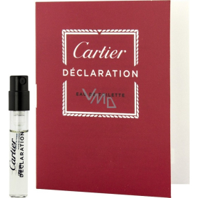 Cartier Deklaration Eau de Toilette für Männer 1,5 ml mit Spray, Fläschchen