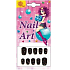 Selbstklebende Nageldekorationen braun 10 16 x 8 cm 1281