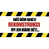 Nekupto Geschenke mit Humor Blechschild Unser Haus ist nicht 23 x 12 cm