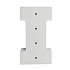 Nekupto Holz LED Buchstabe I Dekoration 16 cm