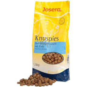 Josera Knuspies-94 Knusprige Delikatesse für Hunde mit Ente und Geflügel 1,5 kg