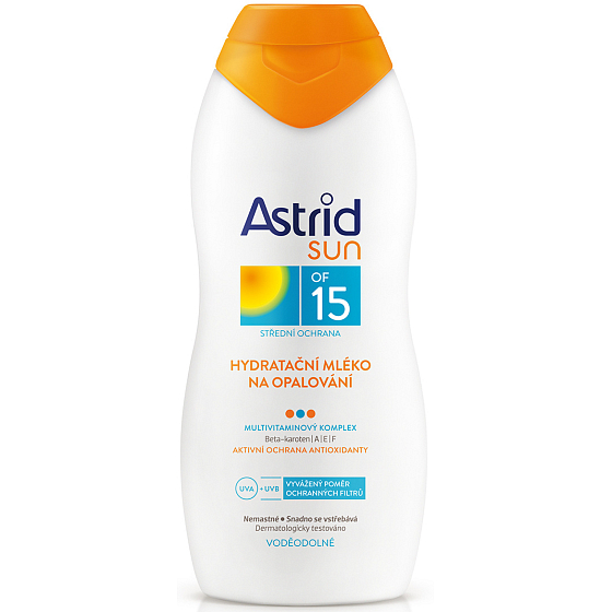 Astrid Sun OF15 Feuchtigkeits-Sonnenmilch 200 ml