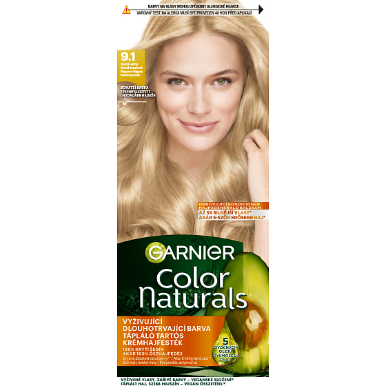Garnier Color Naturals Haarfarbe, sehr hellblond 9.1