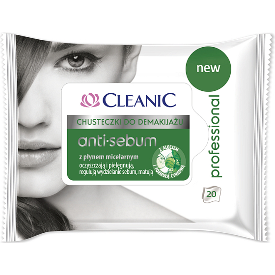Cleanic Anti-Sebum-Abschminktücher 20 Stück