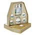 Yankee Candle Clean Cotton Klassische kleine Glas-Duftkerze 1 x 104 g + Votiv-Duftkerze 2 x 49 g + Duftaroma-Lampenwachs 2 x 22 g Gel-Duft-Autoanhänger 1 x 30 g Weihnachtsgeschenkset