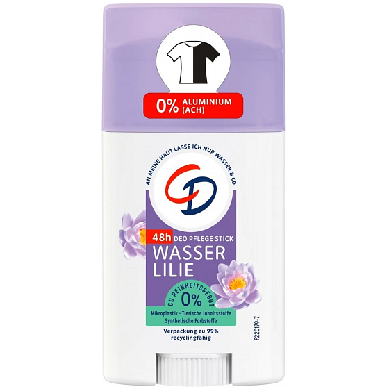 CD Wasserlilie - Seerose fester Antitranspirant Deodorant Stick 40 ml