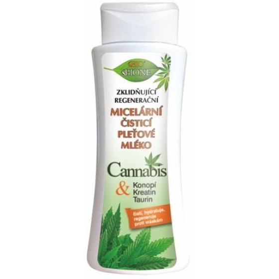 Bione Cosmetics Cannabis Mizellen-Reinigungslotion für alle Hauttypen 255 ml