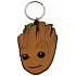 Degen Merch Marvel Wächter der Galaxie Wächter der Galaxie - Baby Groot Gummi Schlüsselbund 6 x 4,5 cm