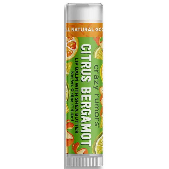 Crazy Rumors Citrus Bergamot Lippenbalsam mit Zitrus- und Bergamottgeschmack 4,4 ml