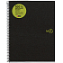 Miquelrius ECO Notizblock liniert A6 Schwarz 120 Blatt 80 g