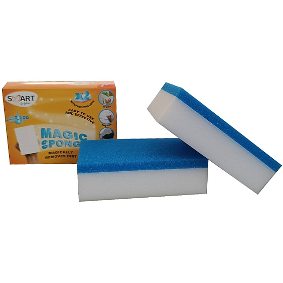 Smart Clean Magic Schwamm Magischer Schwamm für die Reinigung ohne chemische Reinigungsmittel 6,7 x 10 cm 2 Stück