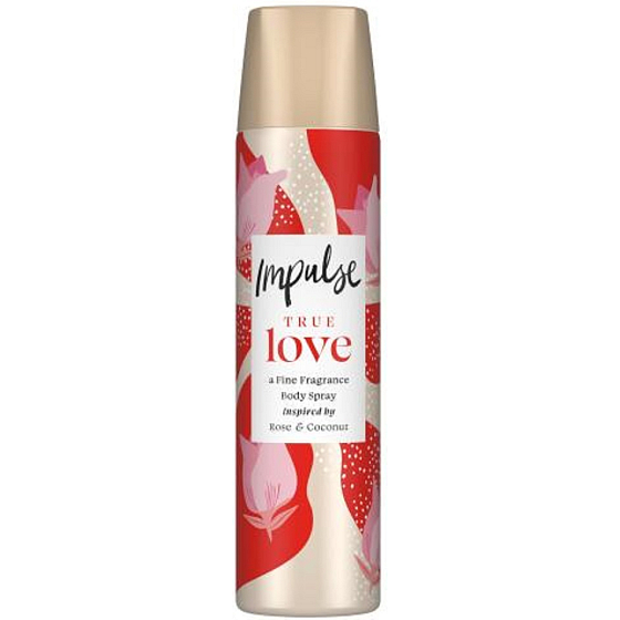 Impulse True Love parfümiertes Deodorant Spray für Frauen 75 ml