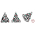Sterling Silber 925 Glitzernder Weihnachtsbaum Silber, Weihnachtsarmband Perle