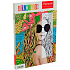 Ditipo Teens Roxanne kreatives Bild zum Ausmalen im Rahmen 38,5 x 1,5 x 27 cm