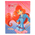 Winx Club Mappen mit Gummiband im Design der Fee Bloom im Jeanskleid 370 x 271 x 7 mm